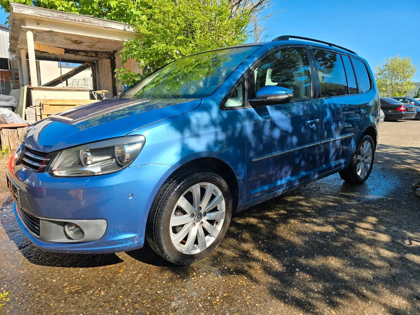 Volkswagen Touran Comfortline BMT 3.Hand 8fach Blauw - 2