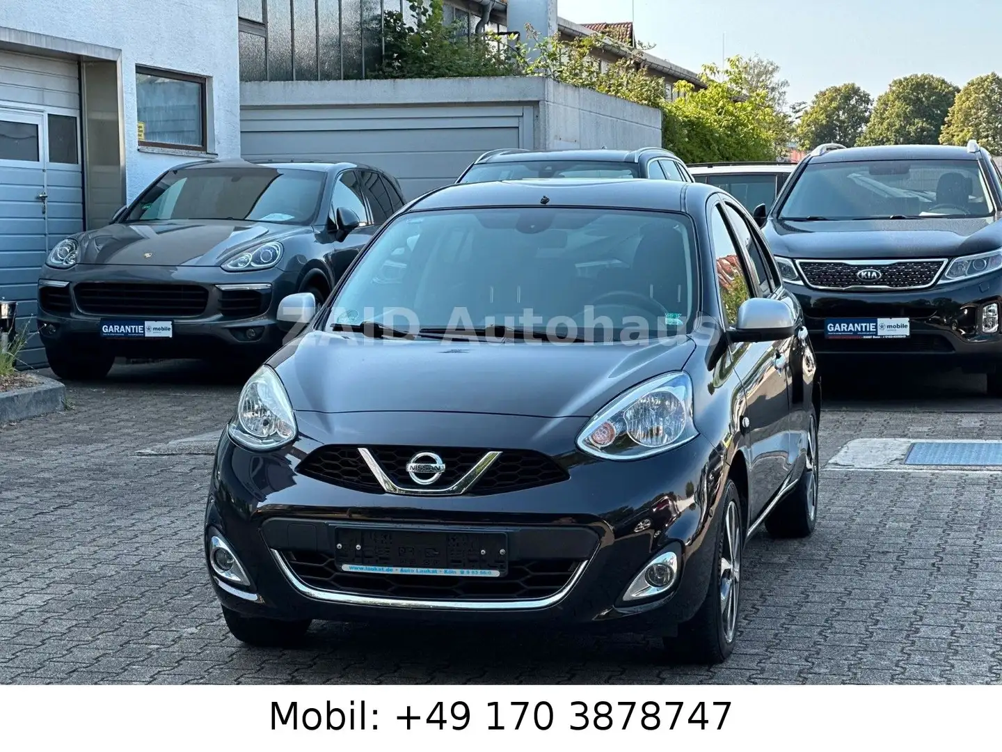 Nissan Micra N-Tec 1.2L*PDC*Navi*2Hand*Bluetooth*Euro6 Marrón - 1