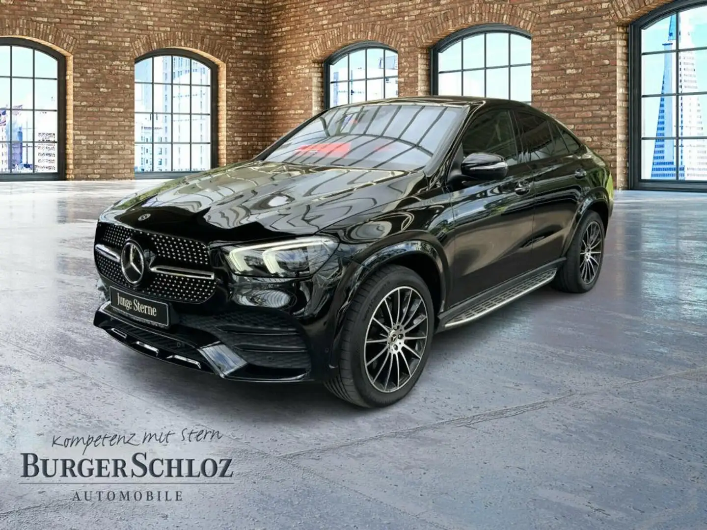 Mercedes-Benz GLE 400 d 4MATIC Coupé Pano Night ACC KeyLess Schwarz - 1