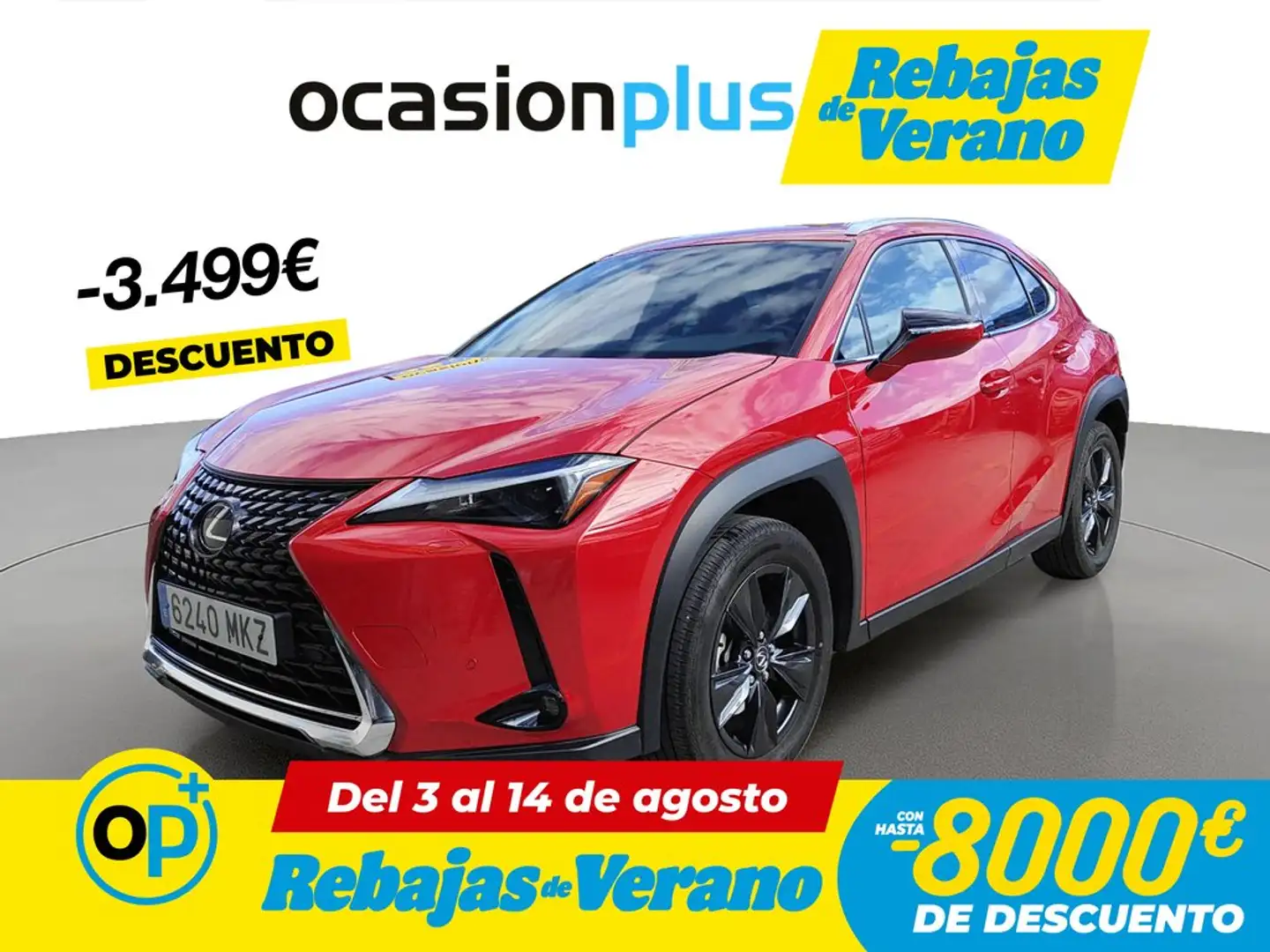 Lexus UX 250h Business 2WD Rojo - 1