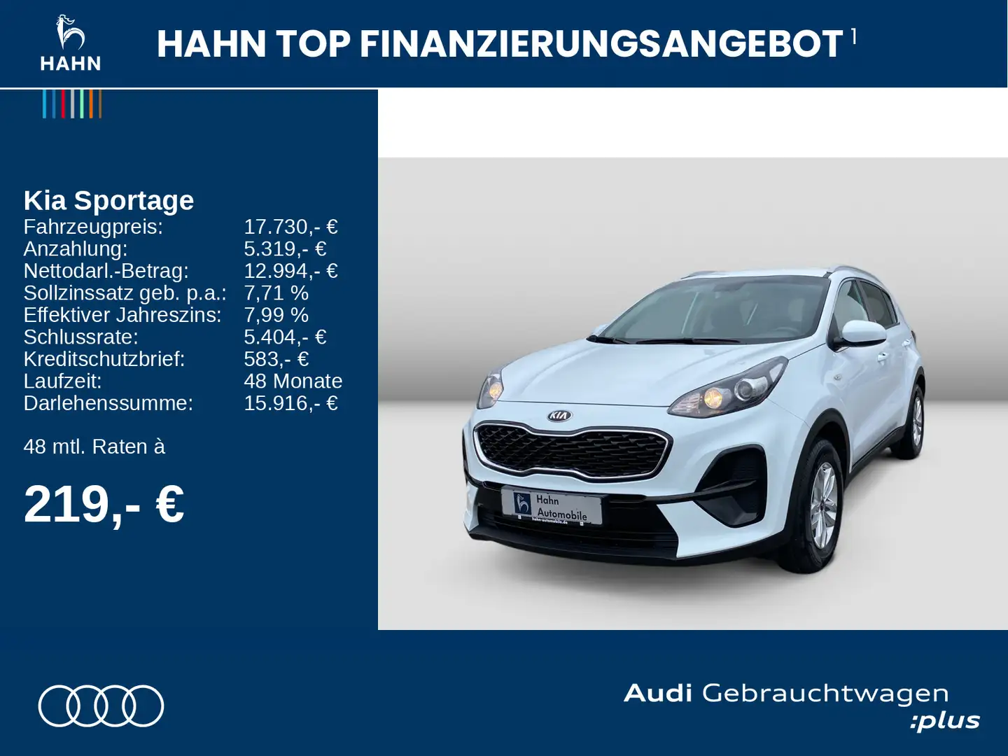 Kia Sportage Edition 7 1.6GDI Sitzh Klima Einparkh Wit - 2