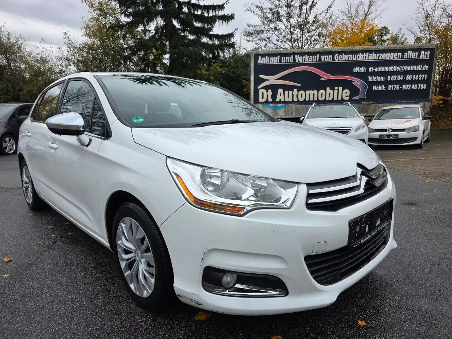 Citroen C4 HDi 115 SELECTION/TÜV-NEU/1 HAND Weiß - 1