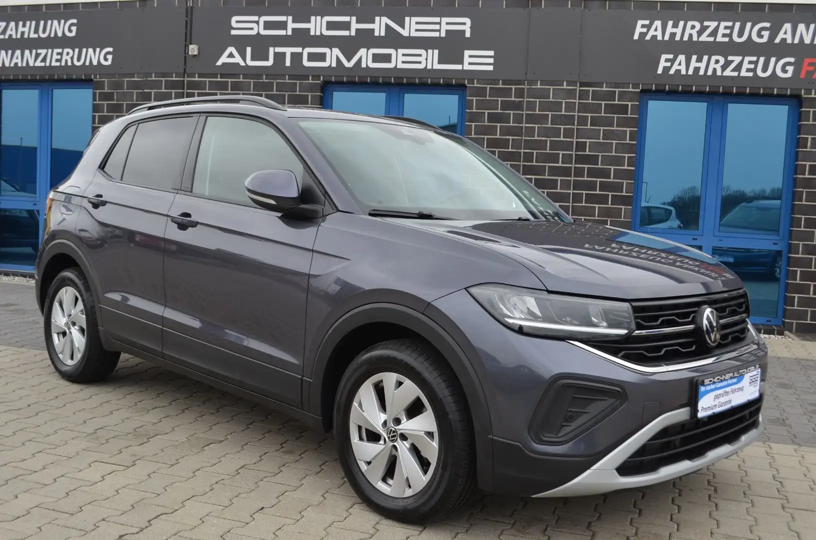 Volkswagen T-Cross TSI 115PS Life Facelift LED ACC PDC MFL Gris - 1