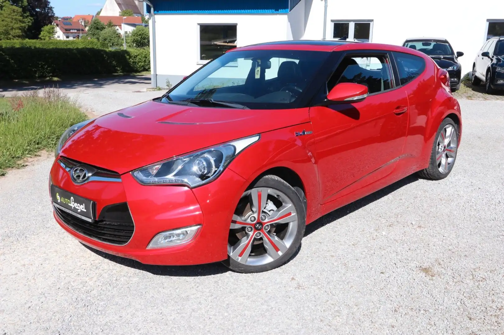 Hyundai VELOSTER blue Style Navi Kamera SHZ BT  Panorama Rouge - 1
