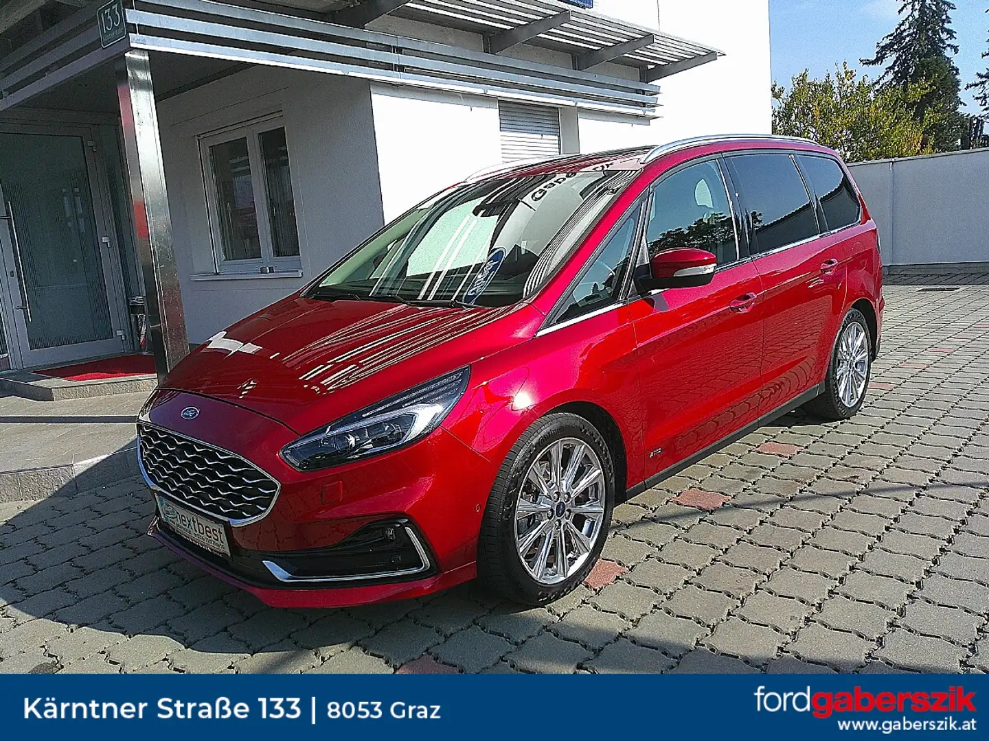 Ford Galaxy 2,0 EcoBlue Titanium AWD Aut. VOLLAUSSTATTUNG !! Rot - 1