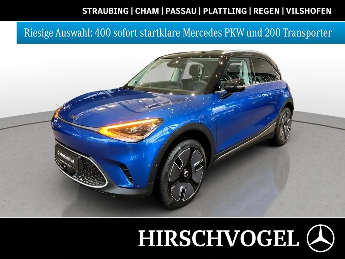 smart #1 Premium Pano+Standhzg+Navi+LED+360°-K+PDC+SHZ Bleu - 1