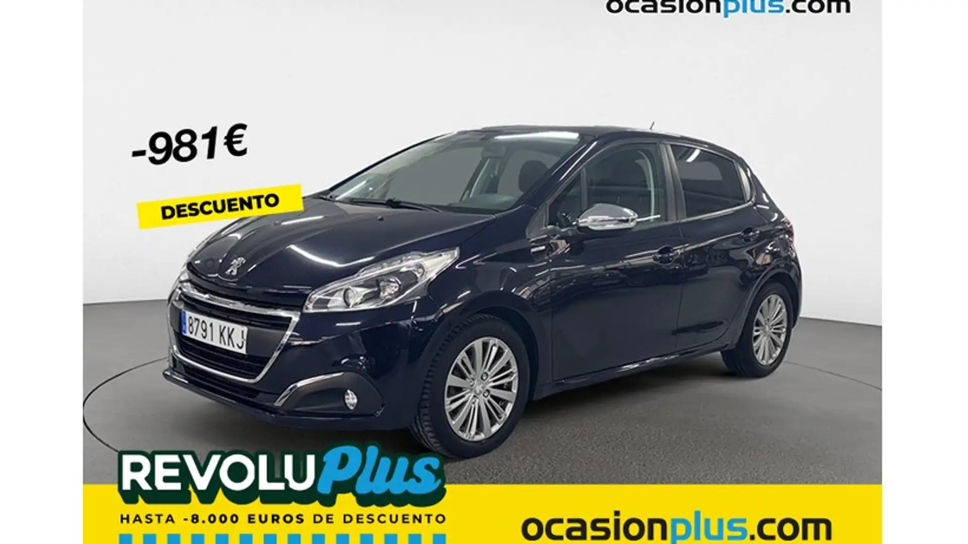 Peugeot 208 1.2 PureTech S&S Style 82 Blau - 1