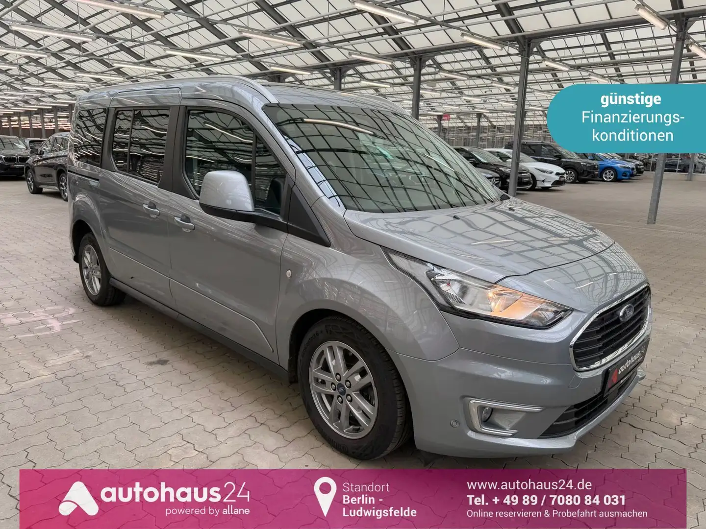 Ford Tourneo Connect 1.5 TDCi EcoBlue Grand Titanium Silber - 1