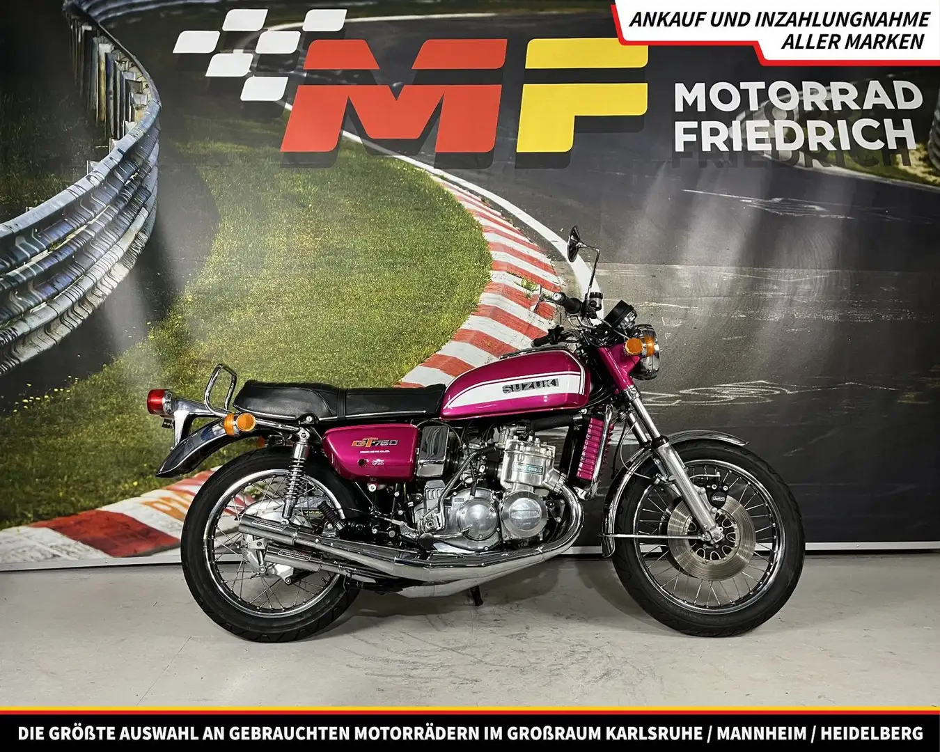 Suzuki GT 750 WASSERBÜFFEL [2 TAKT KLASSIKER | INSP NEU] Burdeos - 1