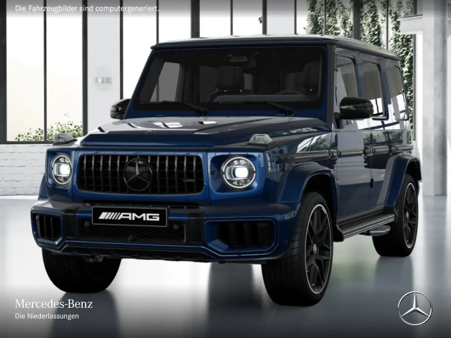 Mercedes-Benz G 63 AMG Burmester 3D Perf-Abgas 360° Stdhzg SHD Blau - 2