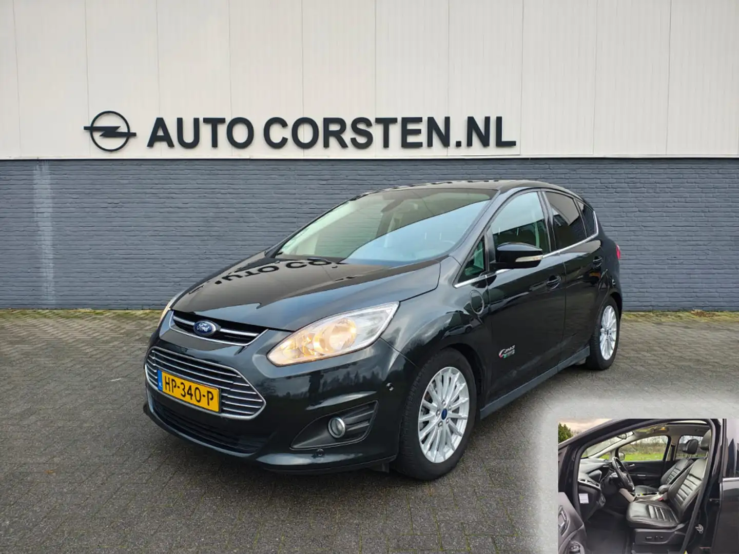 Ford C-Max 2.0I Plug-in Hybrid Leder Pano-Dak PHEV Navi Ecc C Zwart - 1