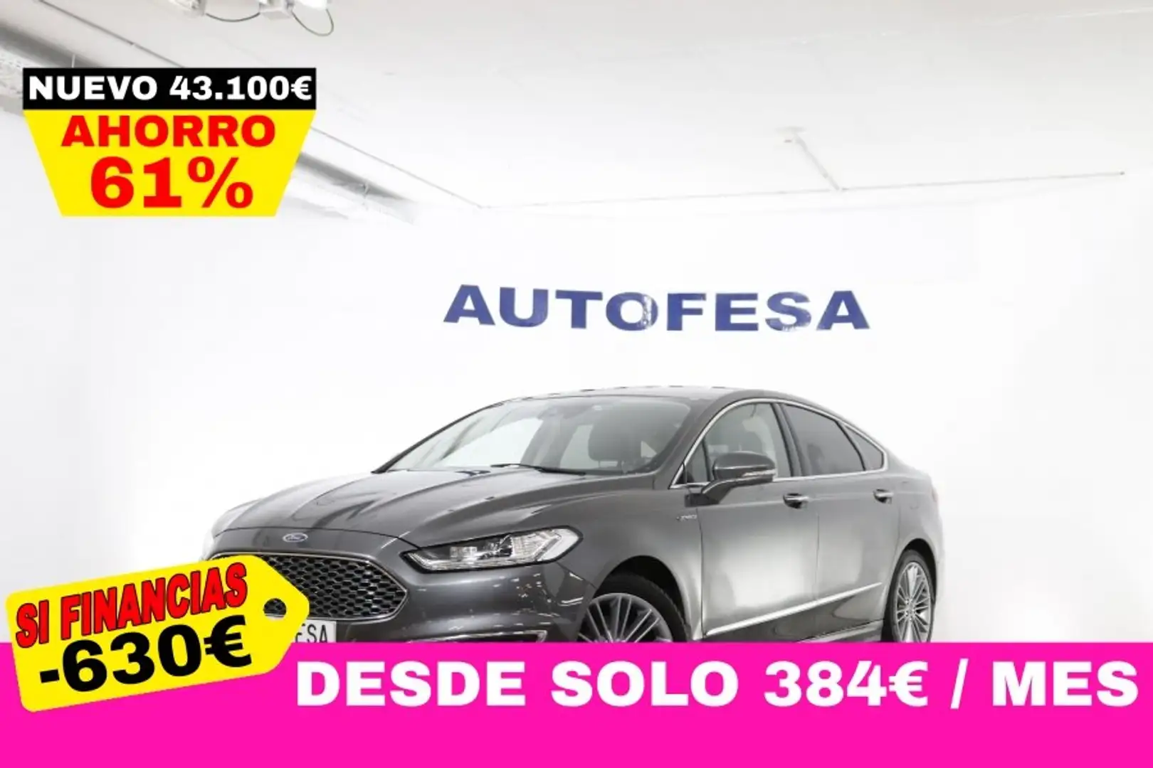 Ford Mondeo 2.0 HEV VIGNALE AUTO 187CV 4P #CUERO, NAVY, PARKTR - 1