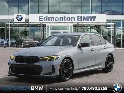 Gray 2023 BMW 3 Series Sedan All-Wheel Drive Automatic