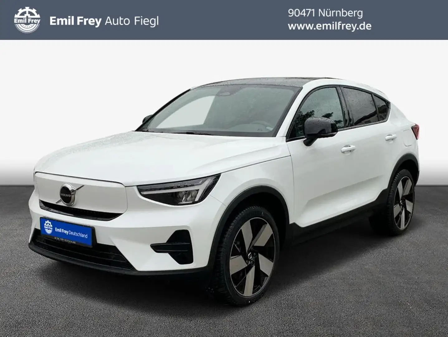 Volvo C40 Recharge 82 kWh Twin Motor Plus Weiß - 1