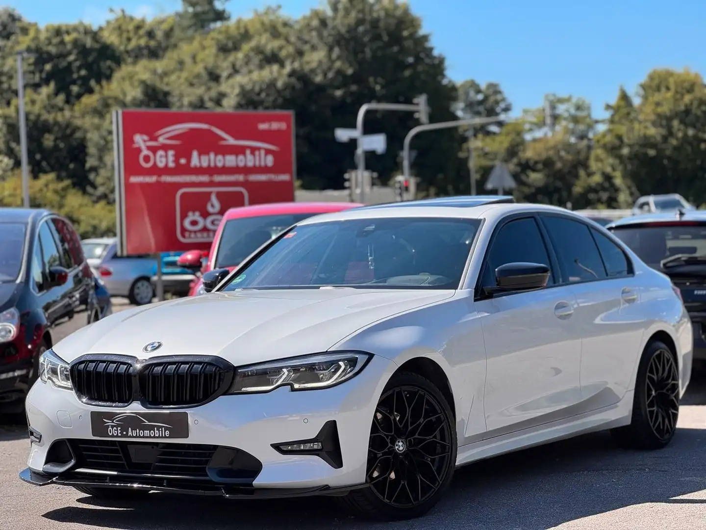 BMW 320 d 3er Sport Line/Laser/HuD/Leder/Asisstent Blanc - 1