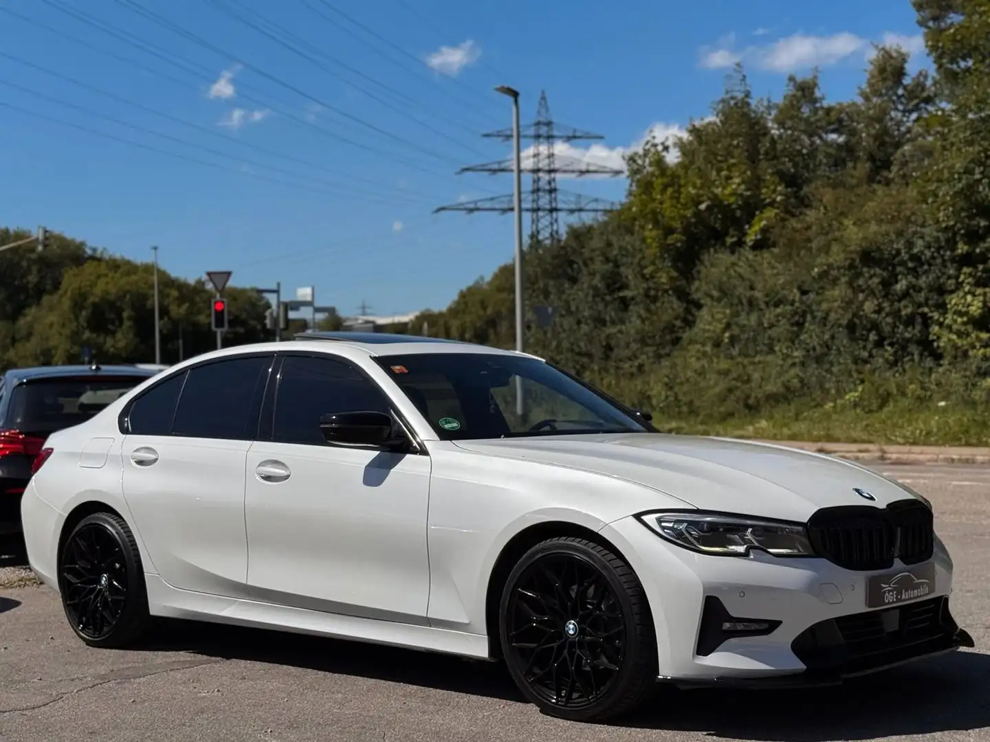 BMW 320 d 3er Sport Line/Laser/HuD/Leder/Asisstent Blanc - 2
