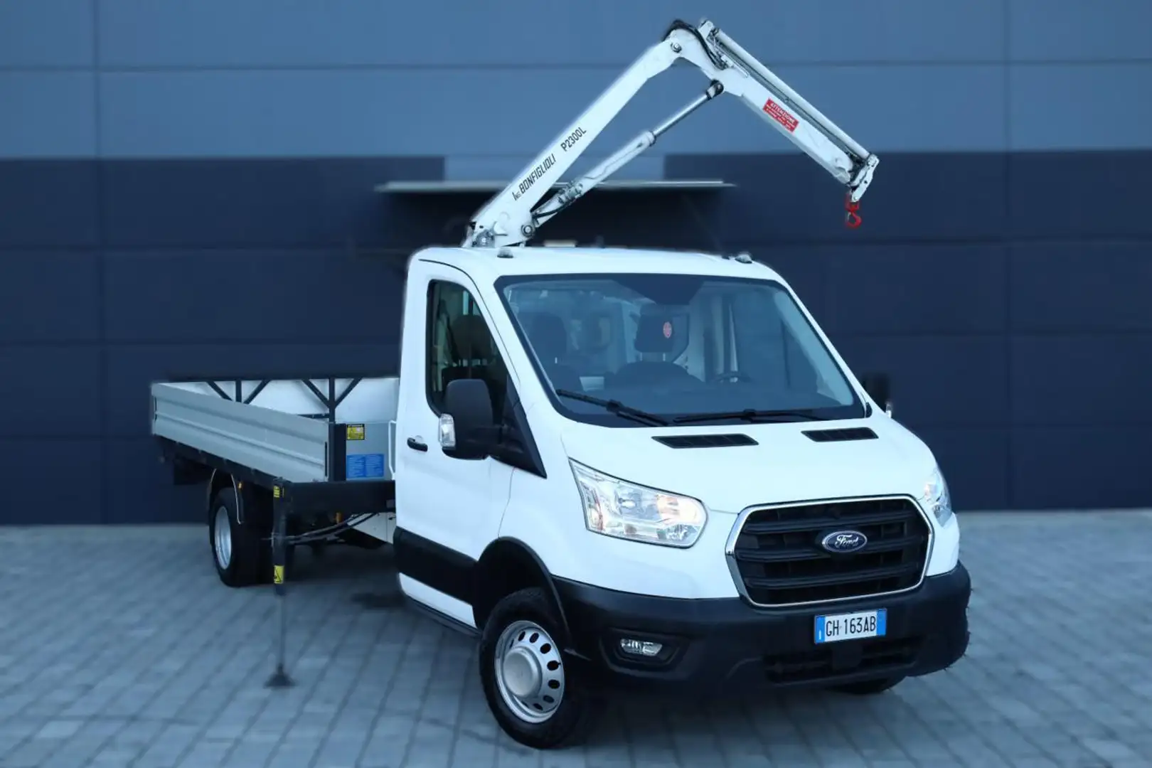 Iveco Daily Ford Transit GRU 350 L5 Ruote Gemellate Cassonato Bianco - 1