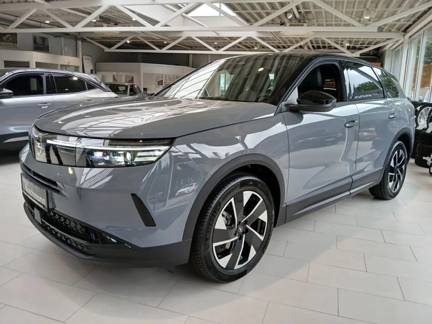 Opel Grandland GS Hybrid 48V +AHK+Komfortpaket+Techpaket Grijs - 1