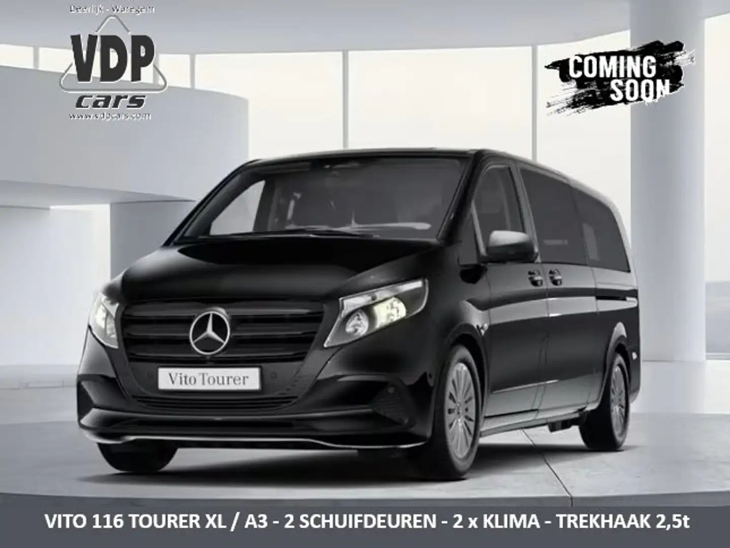 Mercedes-Benz Vito 116 XL TOURER 2 SCHUIFDEUREN CAMERA 2xKLIMA Noir - 1