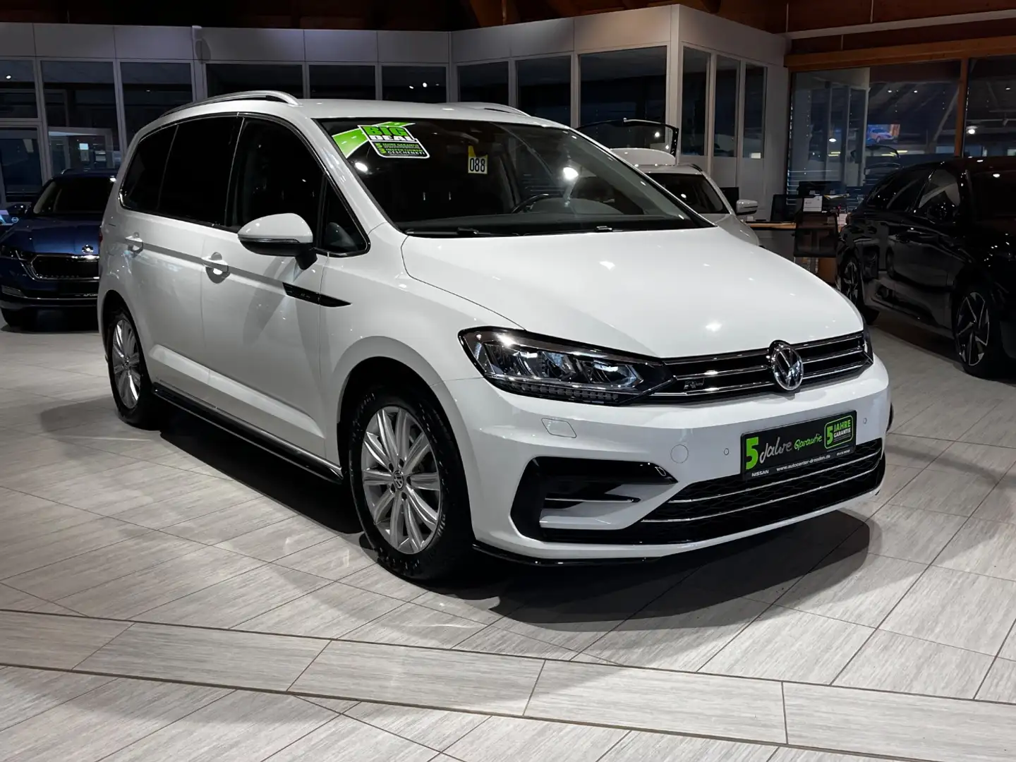 Volkswagen Touran 1.4 TSI BMT Highline Navi PDC ACC LED Blanc - 2