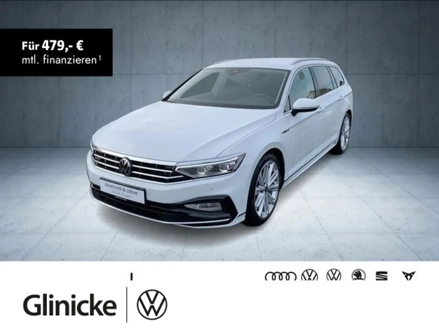 Volkswagen Passat Variant Elegance R-Line 2.0 TSI StHz/Nav/ Weiß - 1