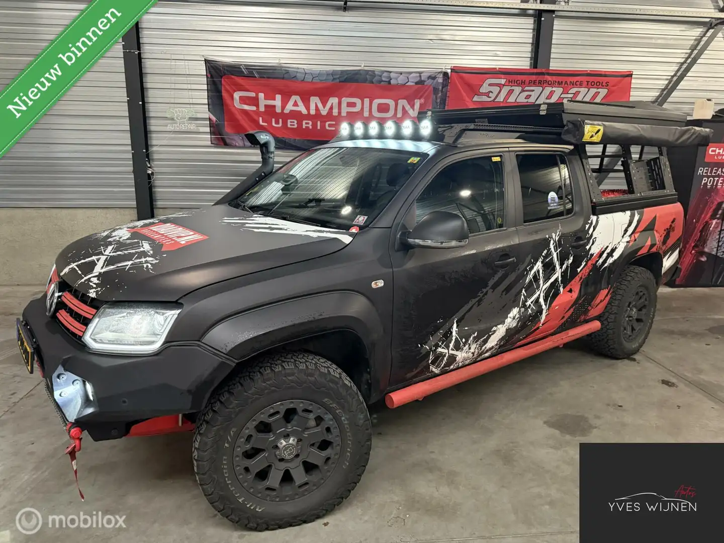 Volkswagen Amarok V6 5p, Offroad 4x4, Overland, camper Zwart - 1
