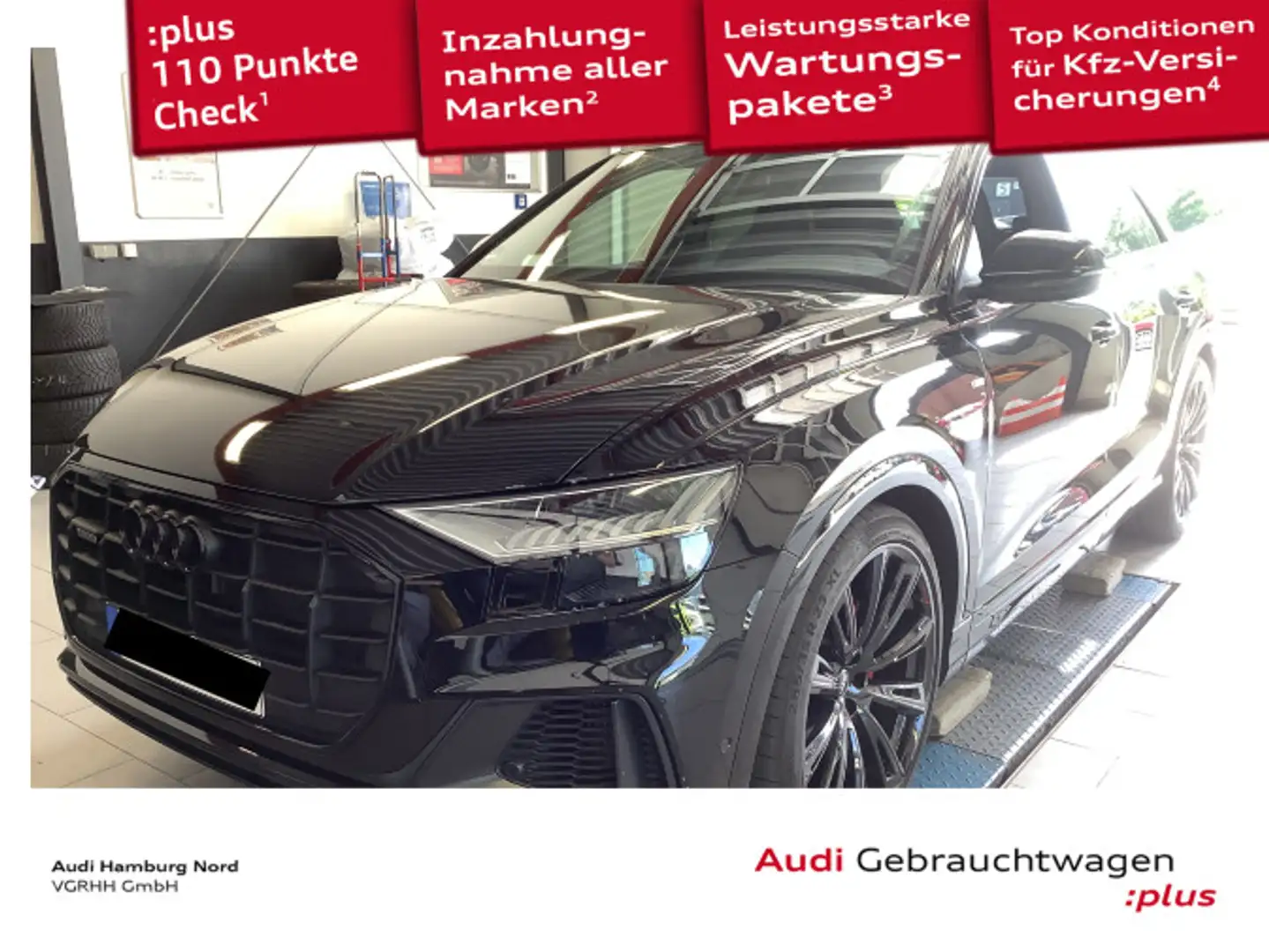 Audi Q8 55 TFSI quat. 2x S line AHK B&O Pano HDMatrix Schwarz - 1
