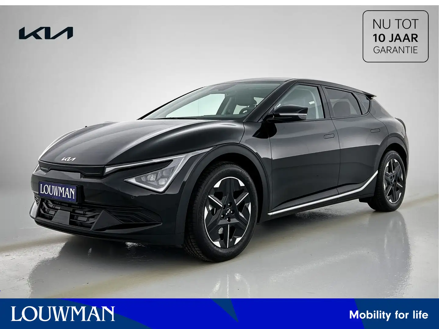 Kia EV6 Light Edition 63 kWh Half Lederen bekleding | Stoe Negro - 1