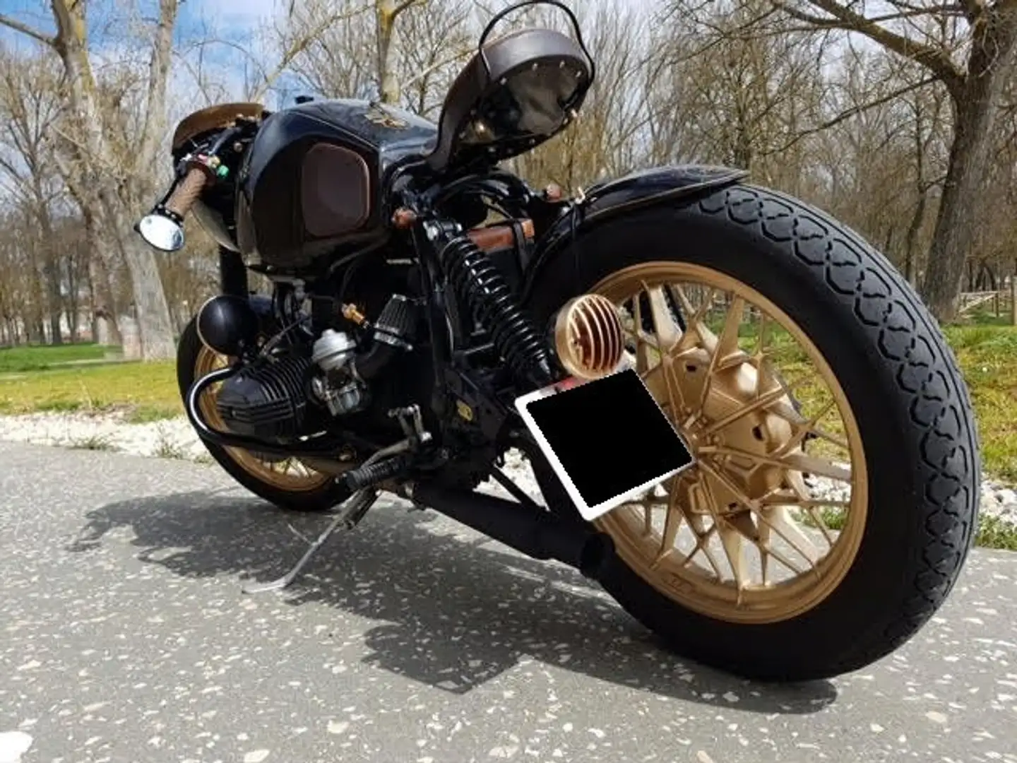 BMW R 65 Café Racer Negru - 2