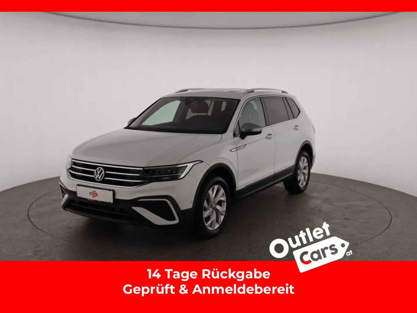 Volkswagen Tiguan Allspace 2.0 TDI 4Motion Life ASSIST+AHK Weiß - 1
