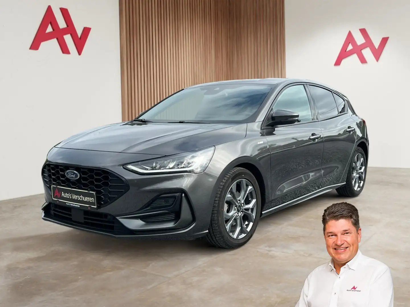 Ford Focus ST-Line 1.0 EcoBoost MHEV ** Winterpack | ACC |... Gris - 1