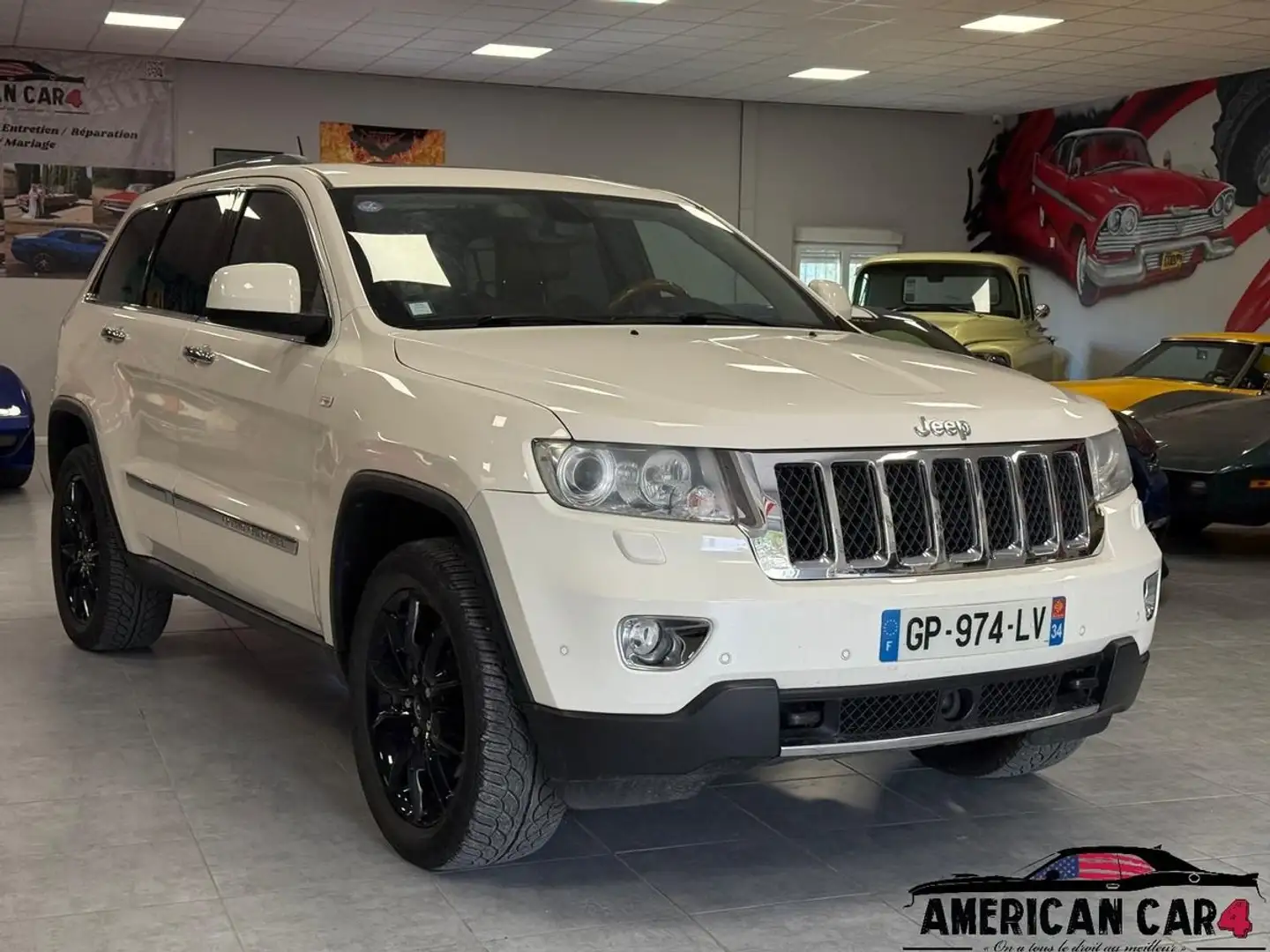 Jeep Grand Cherokee 5.7 V8 Overland Blanc - 1