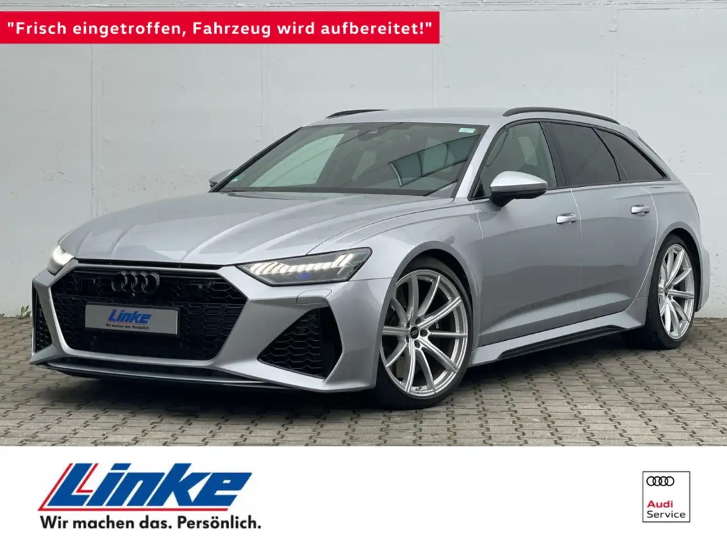 Audi RS6 Avant AHK/B&O/RS-AGA/Matrix/AIR susp/280km/h/ACC/K Argent - 1