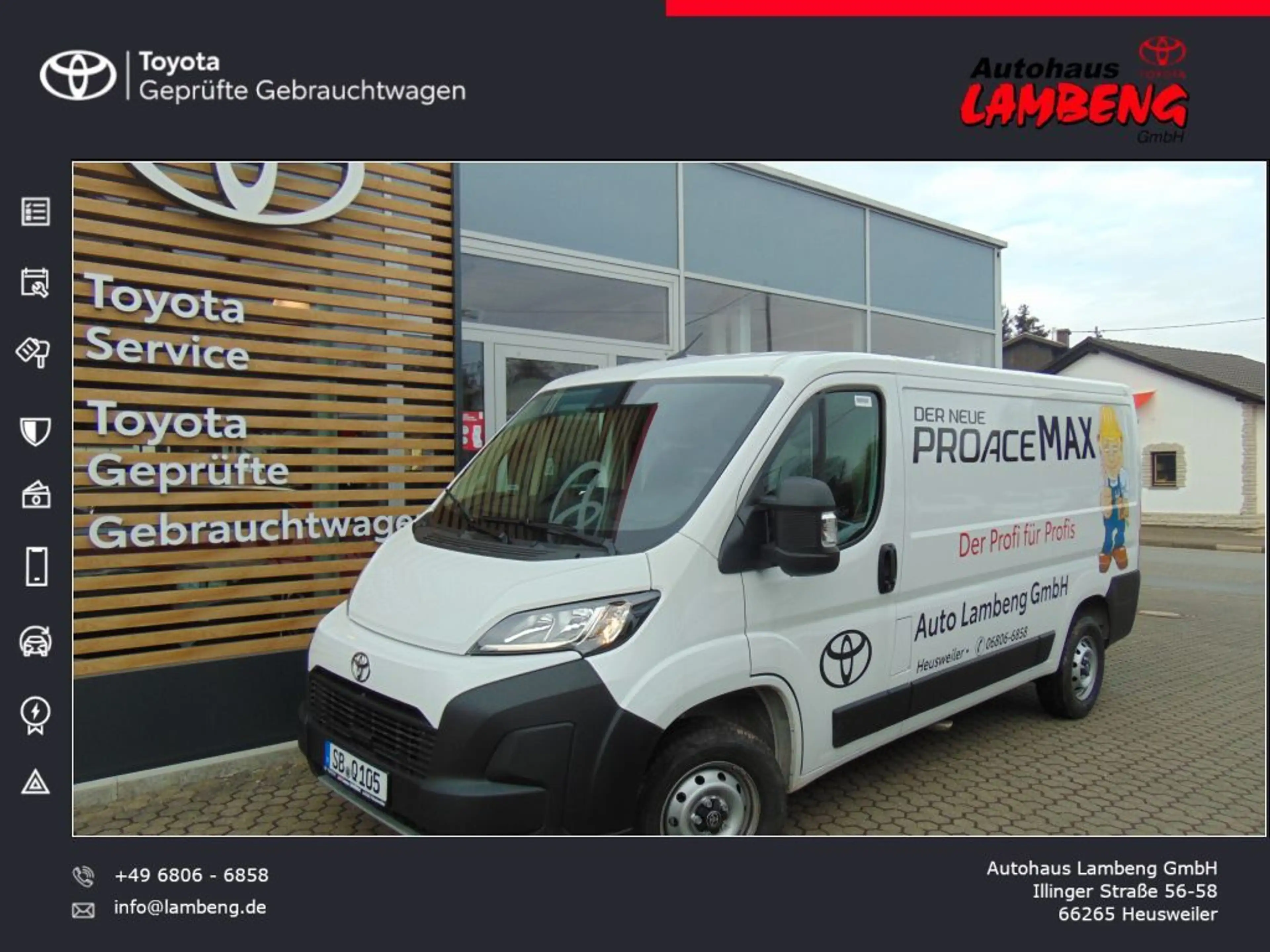 Toyota Proace Max 2.2-l-D 33 L2H1 Work *SOFORT VERFÜGBAR*