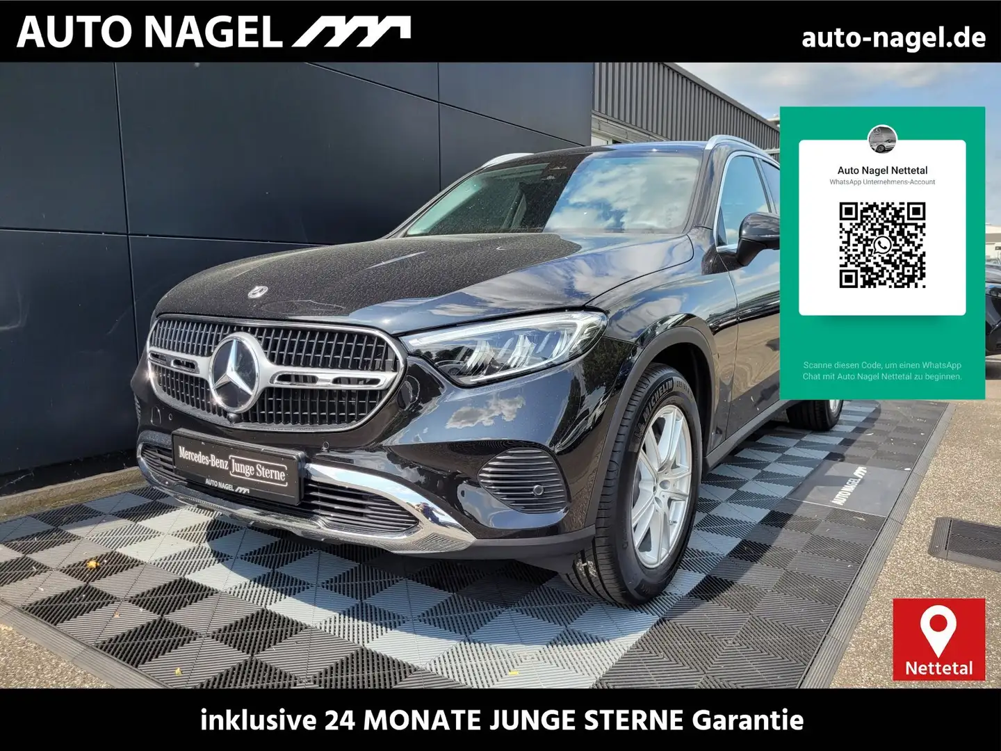 Mercedes-Benz GLC 200 GLC 200 4MATIC Avantgarde Advanced Plus+AHK+MBUX Schwarz - 1