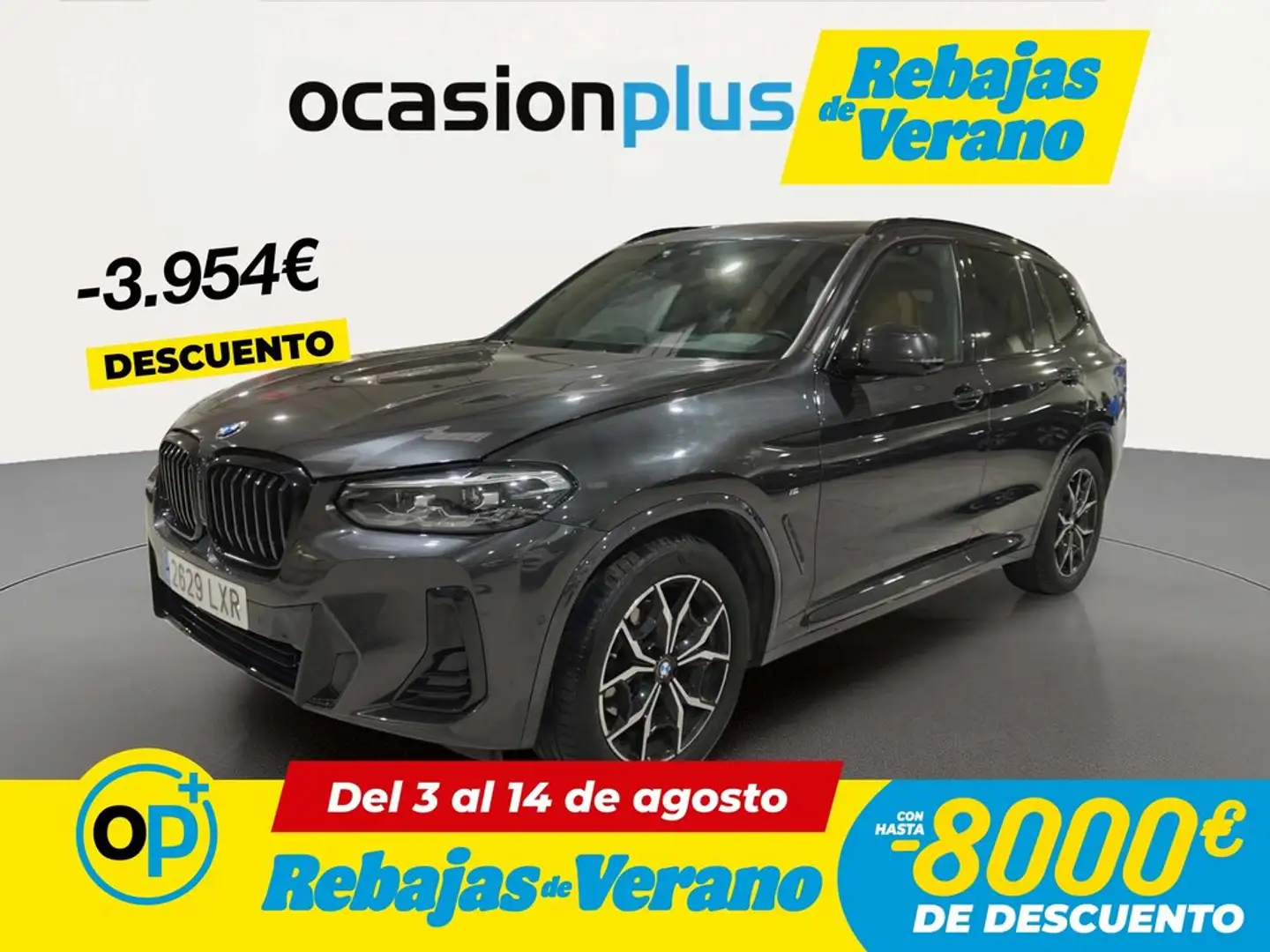 BMW X3 xDrive 20dA xLine Gris - 1