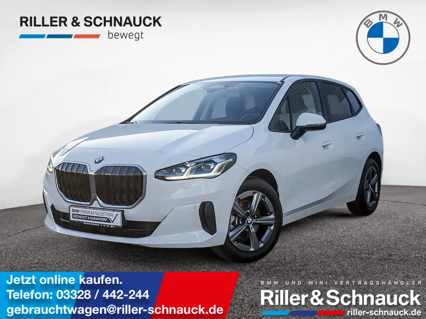 BMW 216 i Active Tourer LED+NAVI+KAM+SHZG Weiß - 1