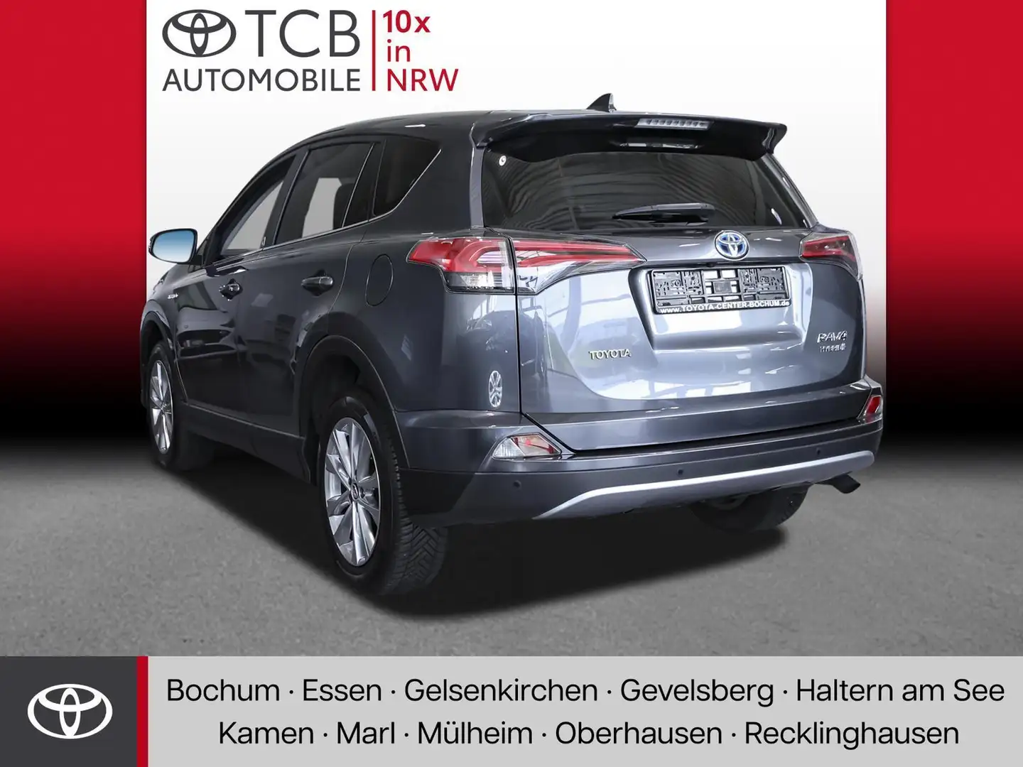 Toyota RAV 4 RAV4 2.5 VVT-i Hybrid Team D 4x4 NAVI SHZ PDC BT Gris - 2