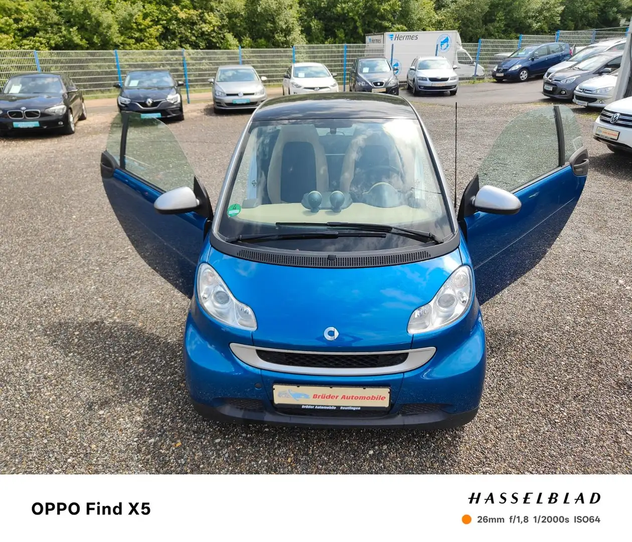 smart forTwo Coupe Basis /SHZ /Klima /TÜV /1Hand Argent - 2