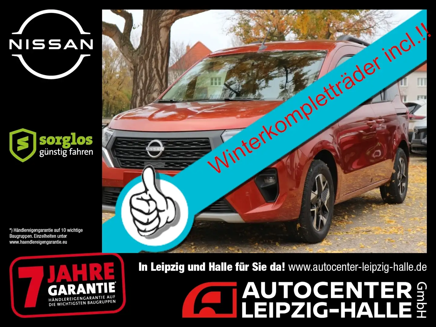 Nissan Townstar Kombi L1 1.3 DIG-T N-CONNECTA Kamera Orange - 1