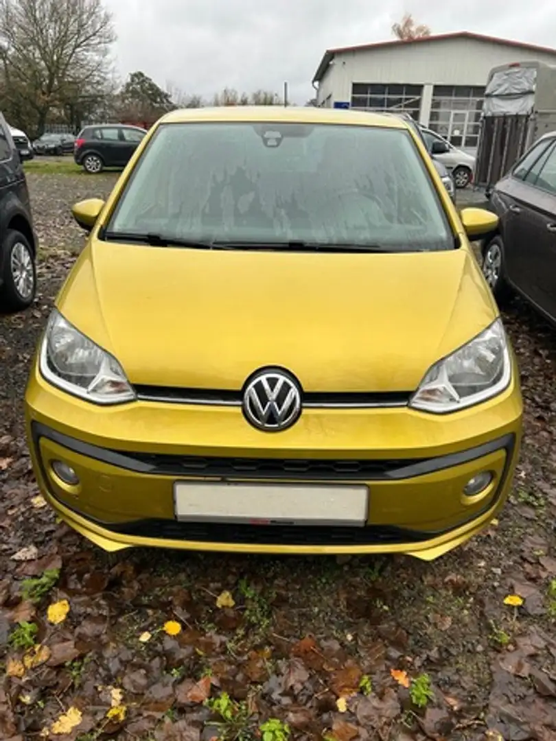 Volkswagen up! 1.0,Freisprecheinr.,Klima, Gelb - 1