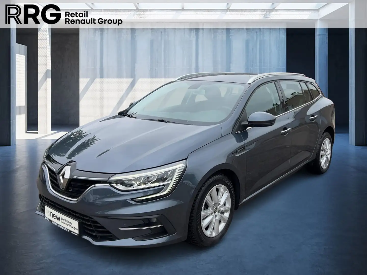 Renault Megane 1.3 TCe 140 Grandtour Business Edition Gris - 1