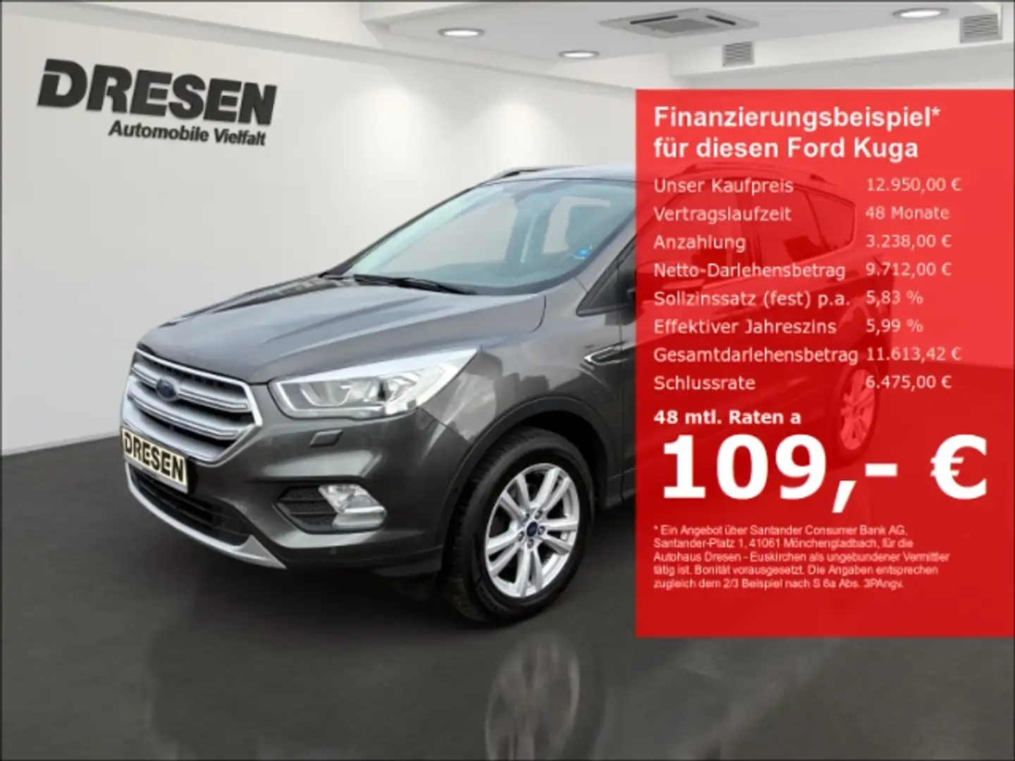 Ford Kuga Cool & Connect Klimaautomatik/AHK Vorbereitung/Sit Grijs - 1