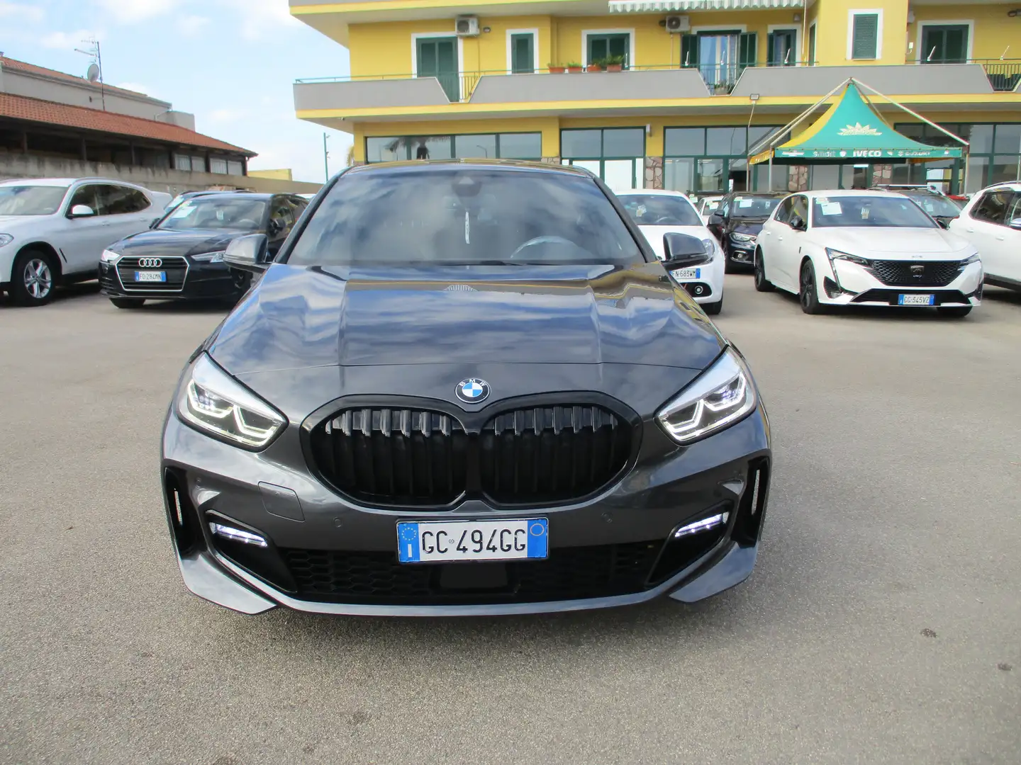 BMW 118 118d 2.0 150CV E6D M-SPORT AUTOMATICA KM CERTIFICA Grigio - 2