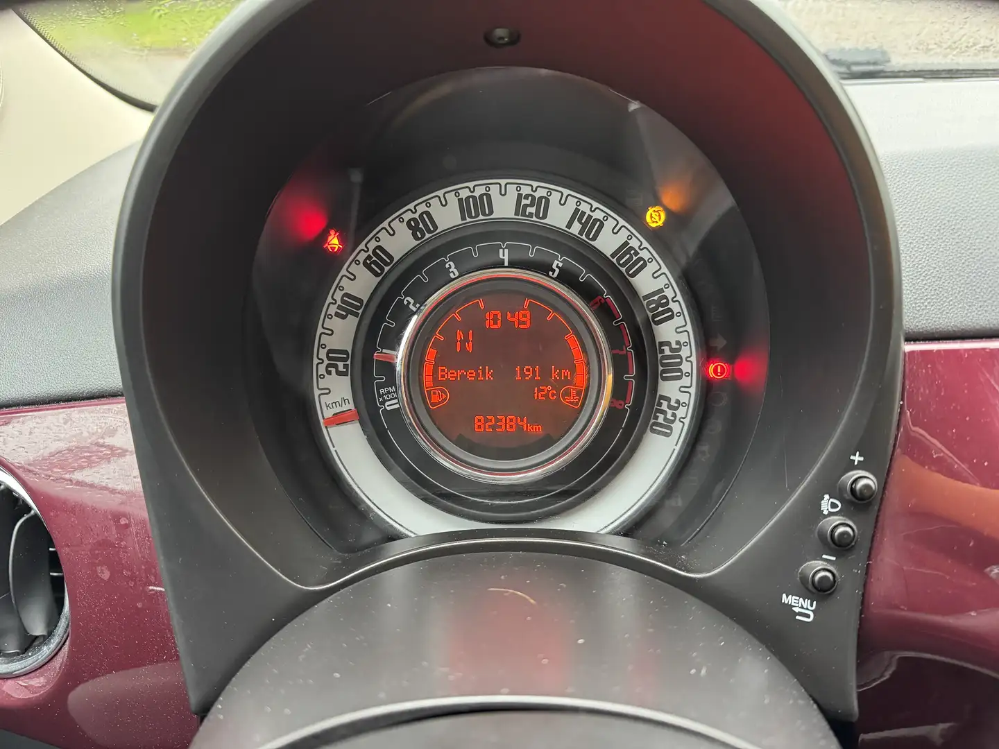 Fiat 500 0.9 TA T Popstar Rood - 2