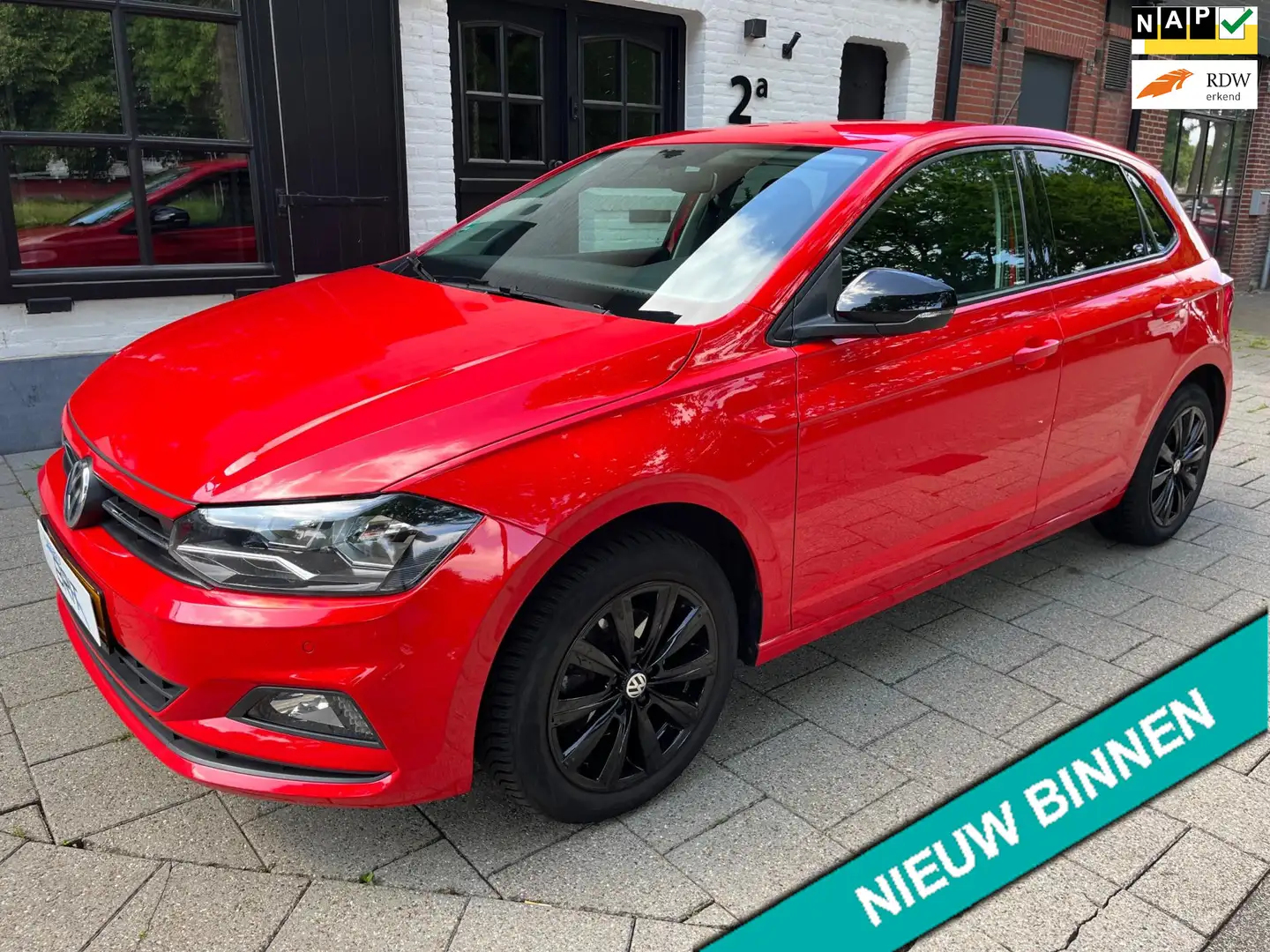 Volkswagen Polo 1.6 TDI Comfortline, AUTOMAAT, 5 Deur's 85.000 Km, Rood - 1