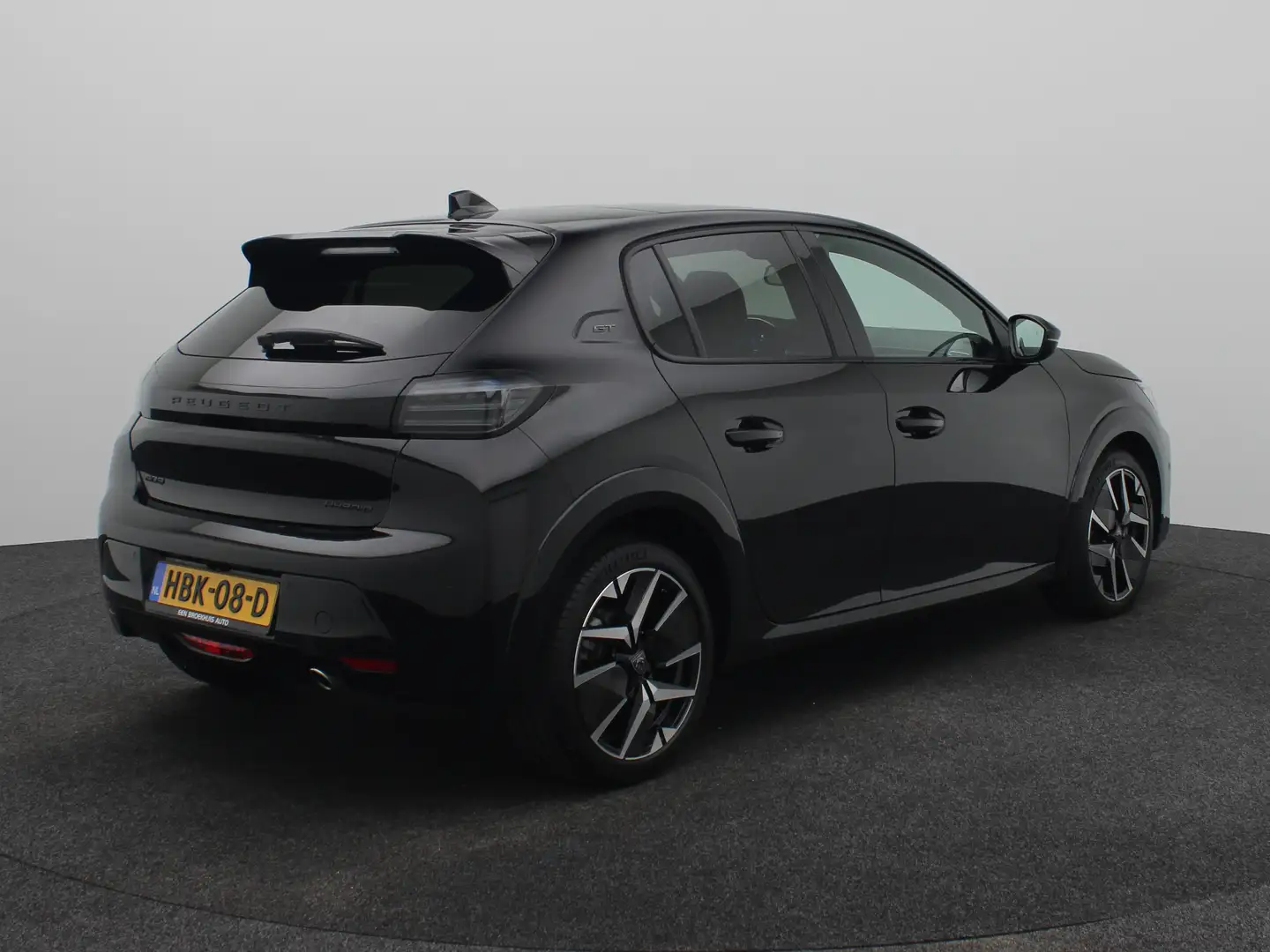 Peugeot 208 Hybrid 100 e-DCS6 GT | Achterbank in delen neerkla Noir - 2