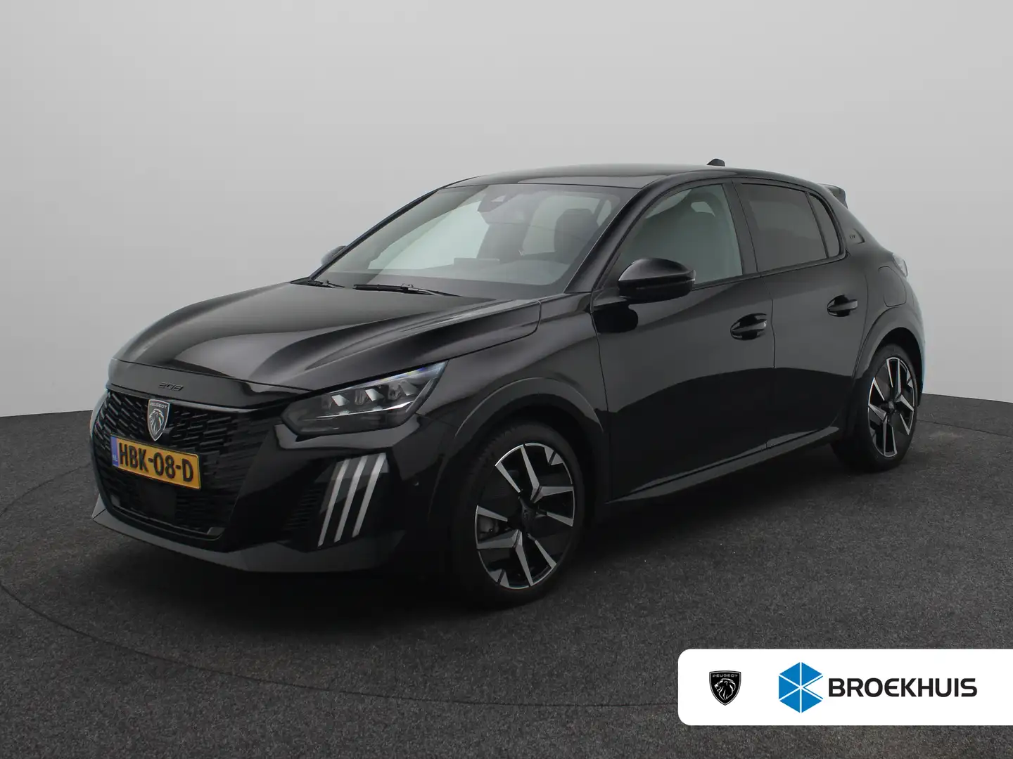 Peugeot 208 Hybrid 100 e-DCS6 GT | Achterbank in delen neerkla Noir - 1