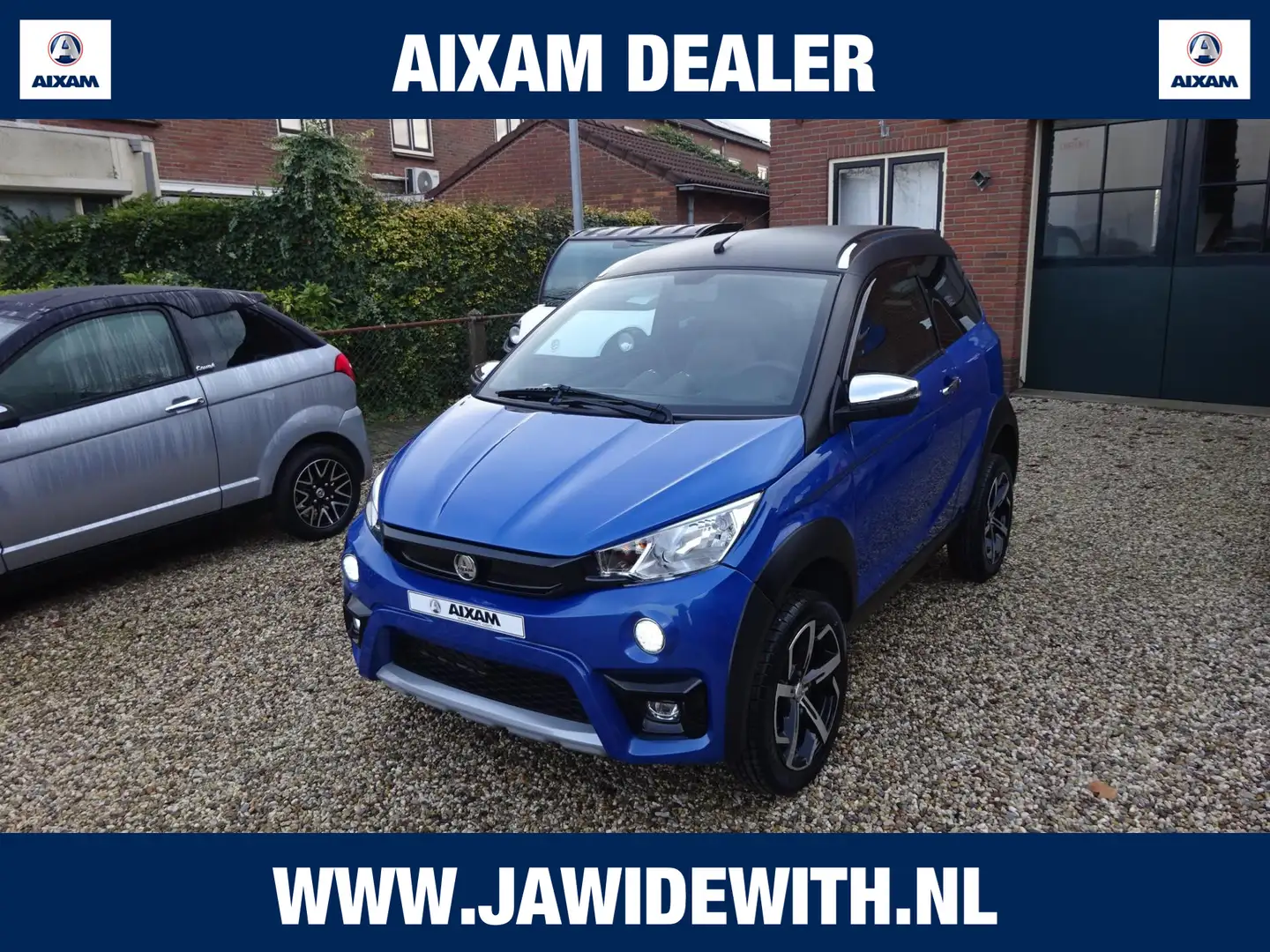 Aixam Crossover Premium HOGE INSTAP, Achteruitrijcamera, Parkeerse Blau - 1