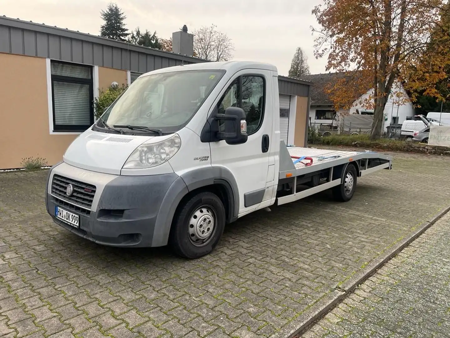 Fiat Ducato Maxi Multijet 3.0 Diesel Autotransporter Weiß - 1